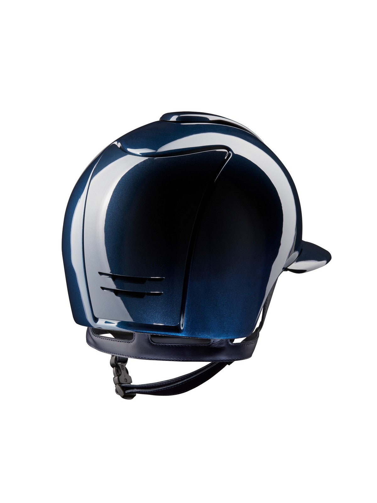 Kep Italia Paardrijhelm Cromo 2.0 Shine Polo Klep Blauw Chrome Frame
