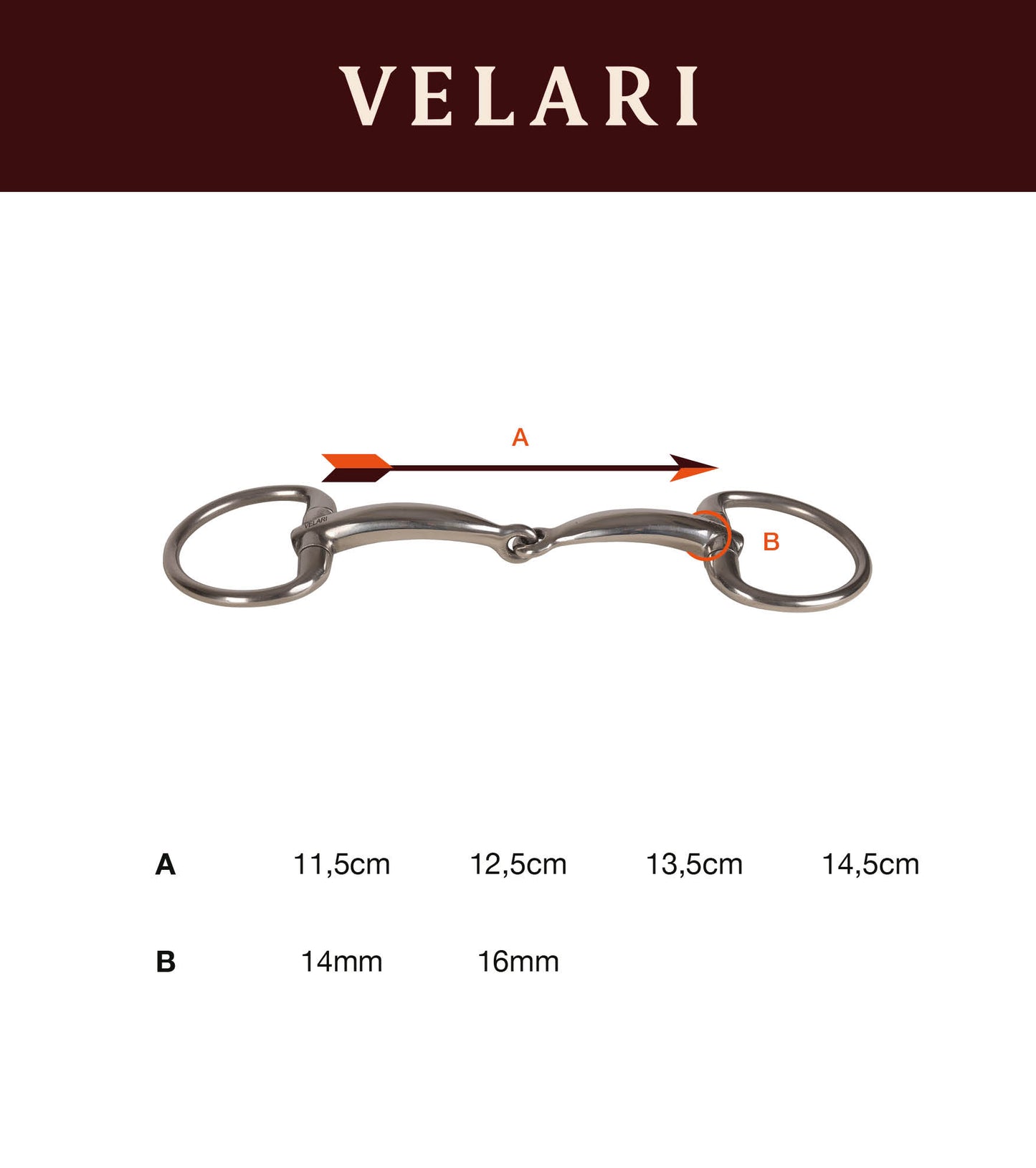 Velari Bustrens Enkelgebroken Sweet Copper 16mm