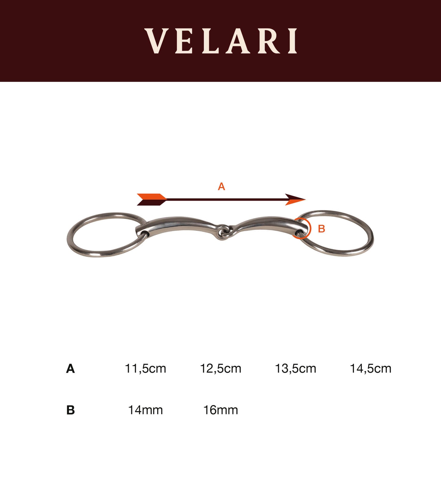 Velari Mors à Anneaux Libres Simple Brisure Sweet Copper 14 mm