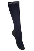 Animo hoge paardrijsokken Tropical Blauw Blauw