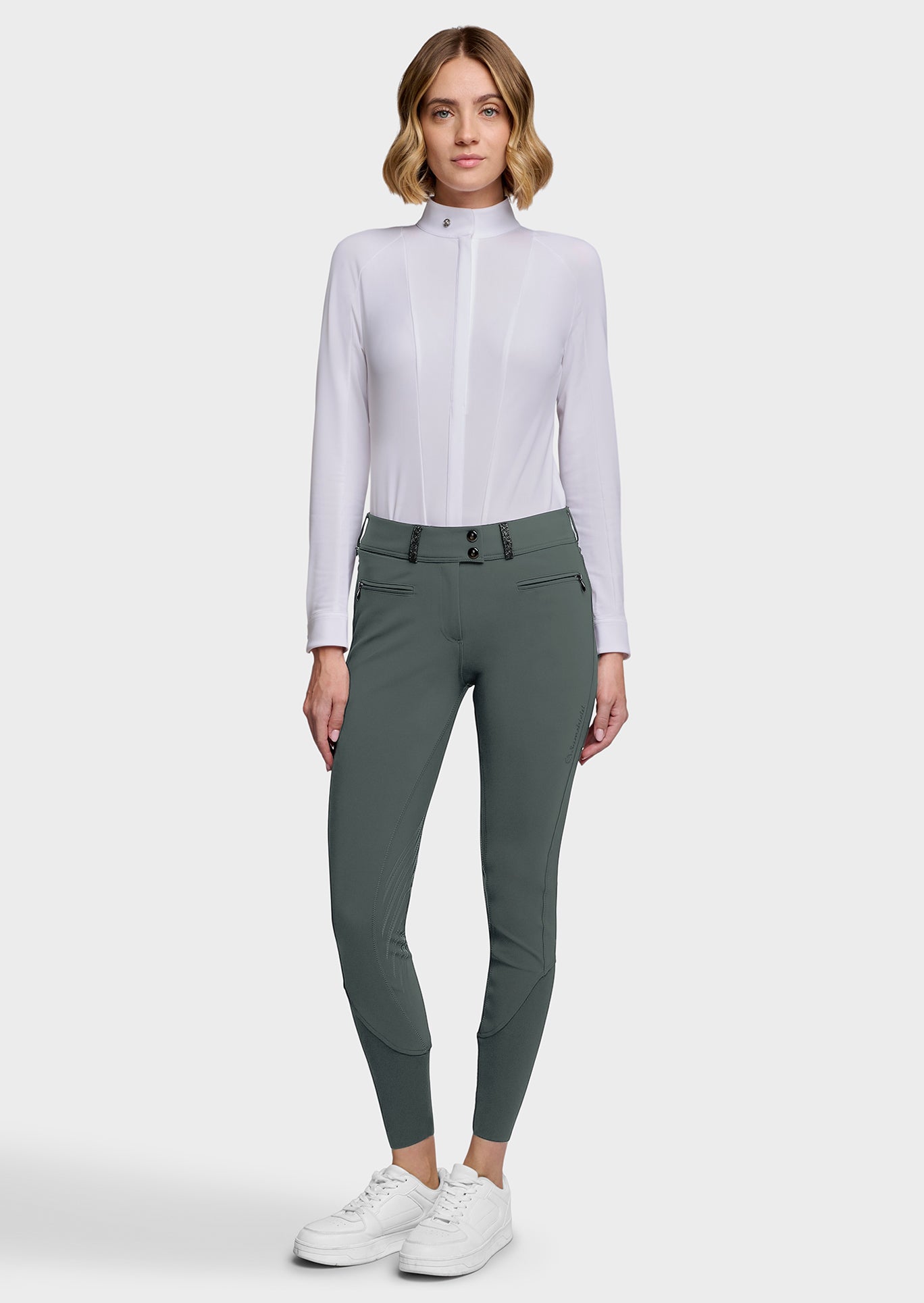 Samshield Rijbroek Knie Grip Dames Chloe Crystal Dark Forest