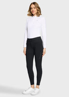 Samshield Rijbroek Knie Grip Dames Chloe Metal Dots Zwart Zwart