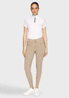 Samshield Rijbroek Full Grip Dames Claranova Extra Hoge Band Sand Sand