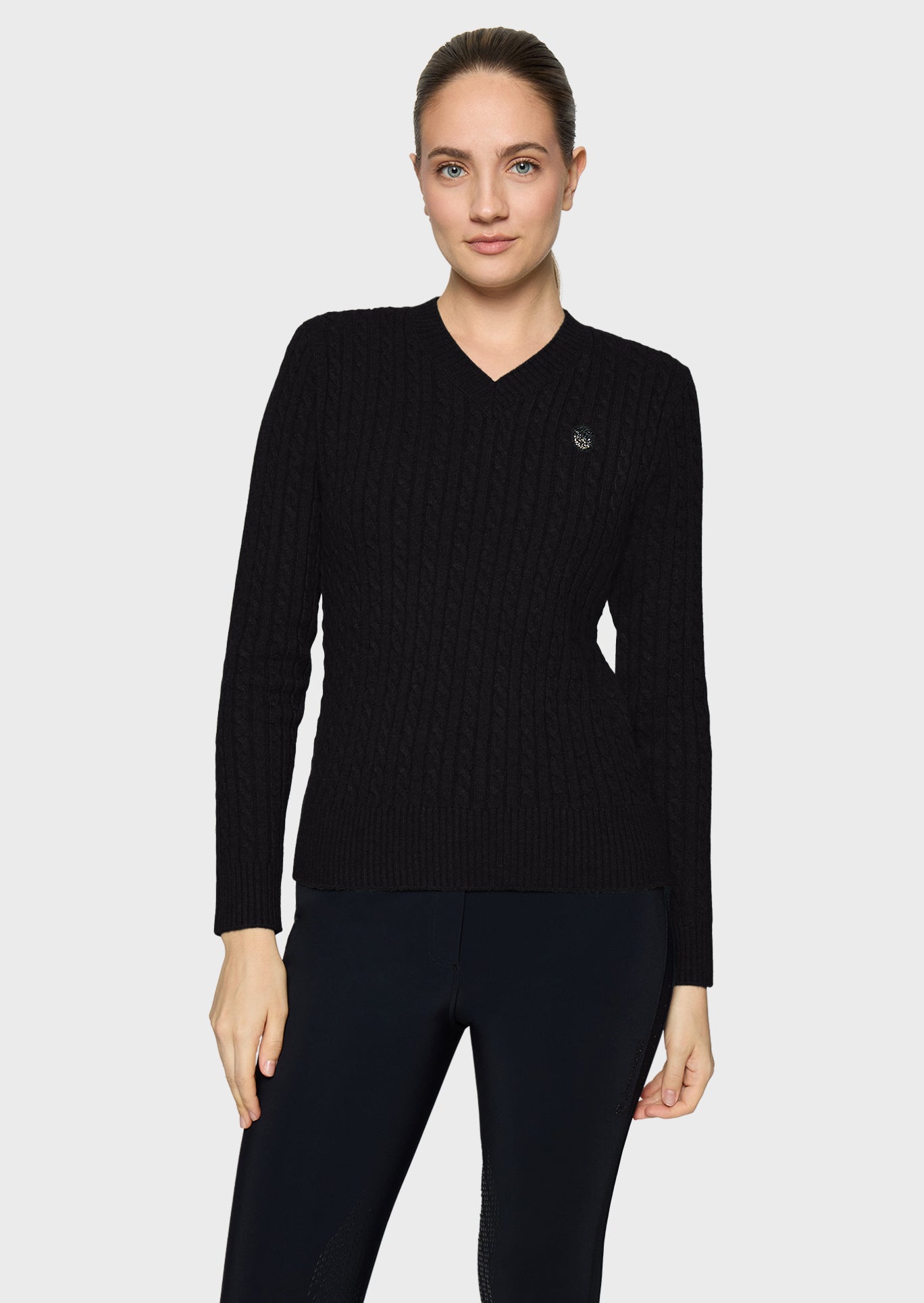 Samshield Pullover Dames Lisa Twisted Zwart