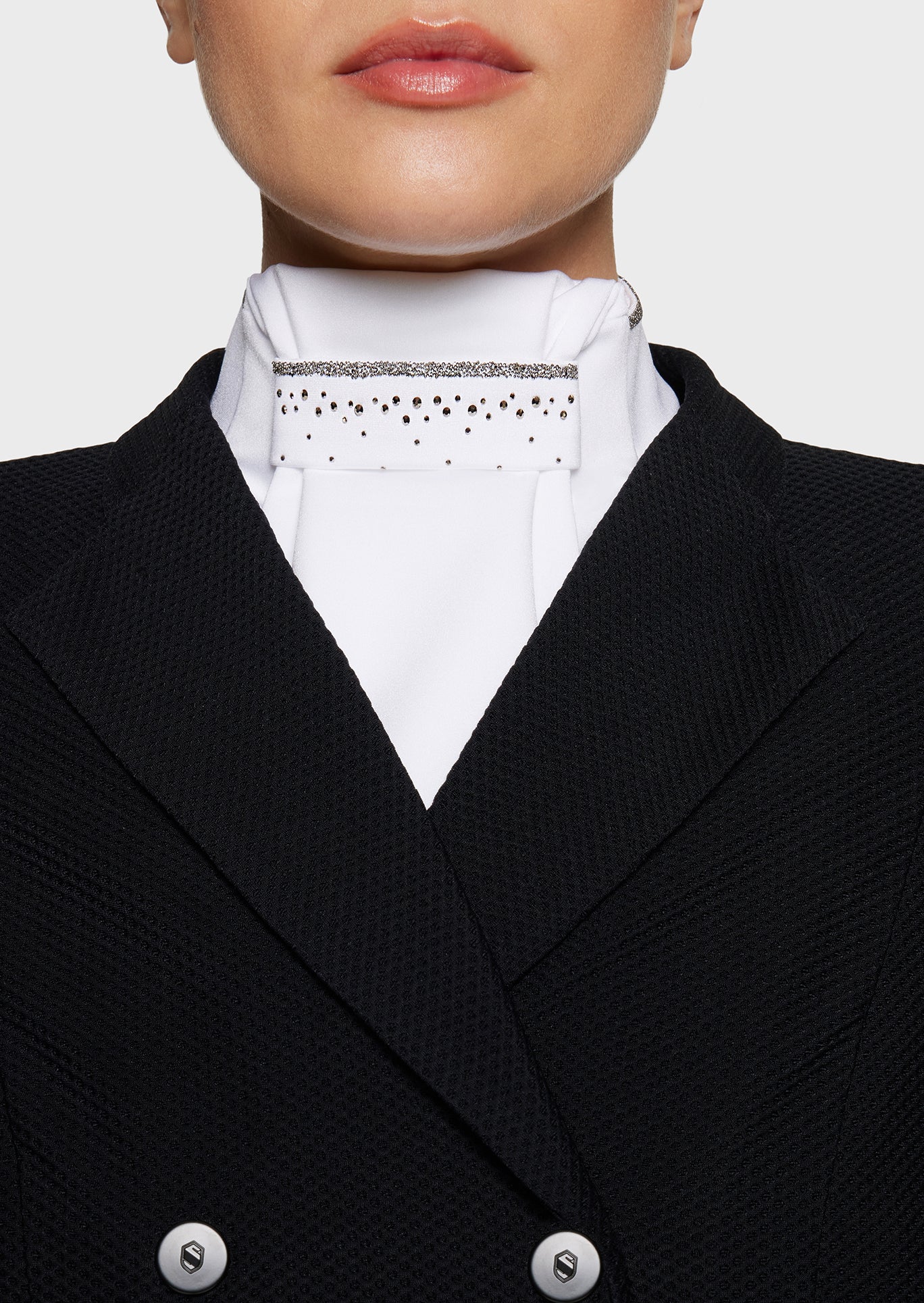 Samshield Plastron Crystal Fabric Metal Eclipse Wit