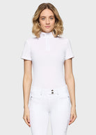 Samshield Wedstrijdshirt Korte Mouwen Dames Roxy Premium Wit Wit