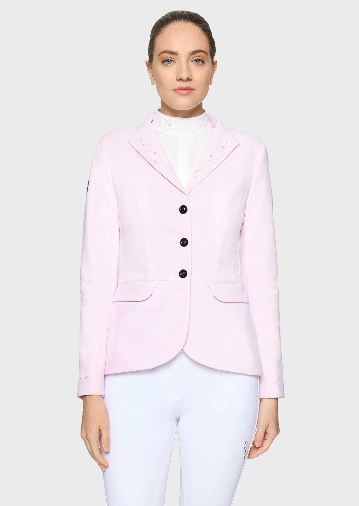 Samshield Paardrijjasje Dames Victory Floral Cosmic Pink