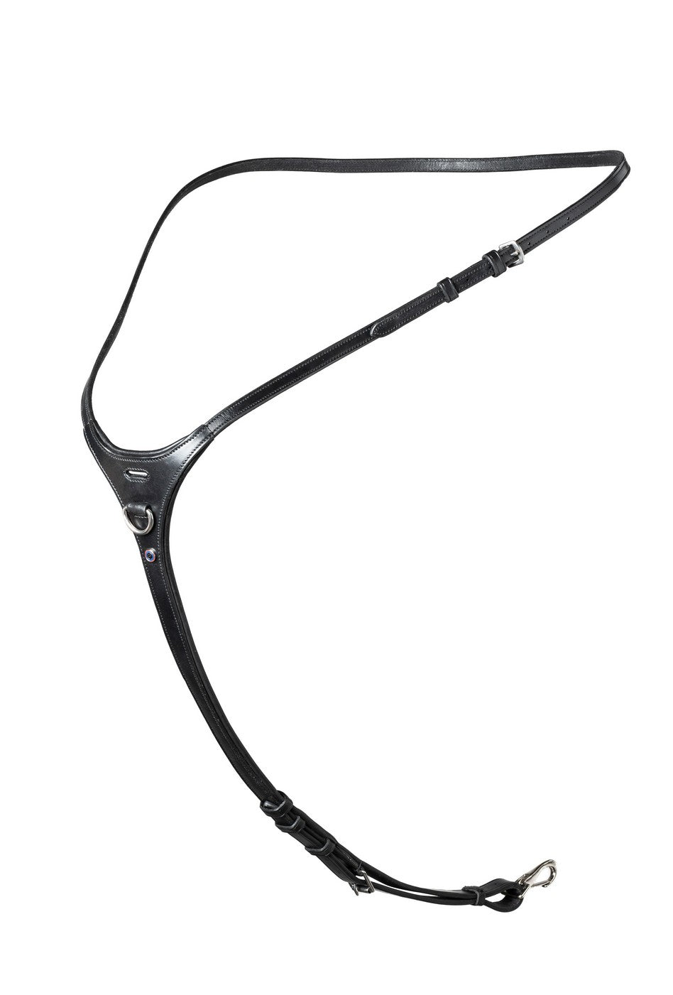 TRUST Verona Yoke martingaal zilveren gespen Zwart Zwart
