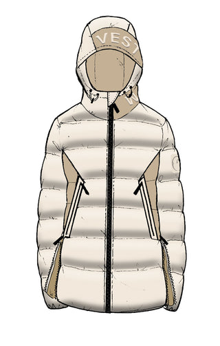 Vestrum padded jas dames Cordoba Wool