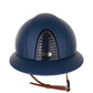 Casque Kep Italia Cromo 2.0  Matt Polo Bleu RAW Frame Beige Jugulaire