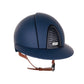 Casque Kep Italia Cromo 2.0  Matt Polo Bleu RAW Frame Beige Jugulaire
