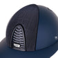 Kep Italia Paardrijhelm Cromo 2.0 Matt Polo Klep Blauw RAW Frame Galassia Dark Blue Insert Beige Kinband