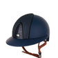 Kep Italia Paardrijhelm Cromo 2.0 Matt Polo Klep Blauw RAW Frame Luminor Blue Insert Beige Kinband