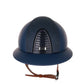 Kep Italia Paardrijhelm Cromo 2.0 Matt Polo Klep Blauw RAW Frame Luminor Blue Insert Beige Kinband
