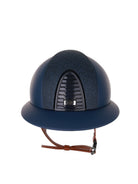 Kep Italia Paardrijhelm Cromo 2.0 Matt Polo Klep Blauw RAW Frame Luminor Blue Insert Beige Kinband
