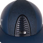 Kep Italia Paardrijhelm Cromo 2.0 Matt Polo Klep Blauw RAW Frame Luminor Blue Insert Beige Kinband