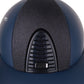 Kep Italia Paardrijhelm Cromo 2.0 Matt Polo Klep Blauw RAW Frame Star Blue Insert Beige Kinband