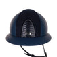 Kep Italia Paardrijhelm Cromo 2.0 Matt Polo Klep Blauw RAW Frame Suede Insert