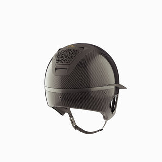 Freejump Helm Voronoï met Temple Protection Carbon Gloss Matt Zwart