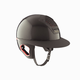 Freejump Helm Voronoï met Temple Protection Carbon Gloss Matt Rosé Gold Zwart