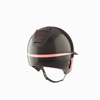 Freejump Helm Voronoï met Temple Protection Carbon Gloss Matt Rosé Gold Zwart