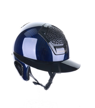 Freejump Helm Voronoï met Temple Protection Carbon Gloss Navy