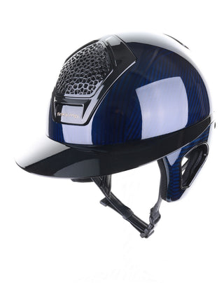 Freejump Helm Voronoï met Temple Protection Carbon Gloss Navy