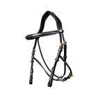 LJ Leathers Hoofdstel Pro Selected Hackamore Zwart