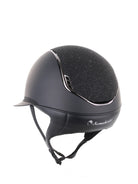 Samshield 2.0 Paardrijhelm Miss Shield Shadowmatt Crystal Fabric Zwart