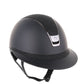 Samshield 2.0 Paardrijhelm Miss Shield Shadowmatt Crystal Fabric Zwart