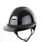 Samshield 2.0 Paardrijhelm Miss Shield Shadowglossy Crystal Fabric Zwart