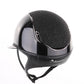 Samshield 2.0 Paardrijhelm Miss Shield Shadowglossy Crystal Fabric Zwart