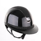 Samshield 2.0 Paardrijhelm Miss Shield Shadowglossy Crystal Fabric Zwart