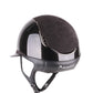 Samshield 2.0 Casque d'équitation Miss Shield Shadowglossy Black Chrome Alcantara Noir