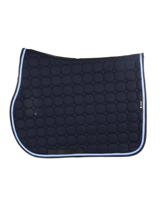 Equiline tapis de selle Octagon Marine-Bleu clair