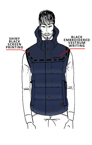 Veste matelassée Vestrum pour hommes Oviedo Navy