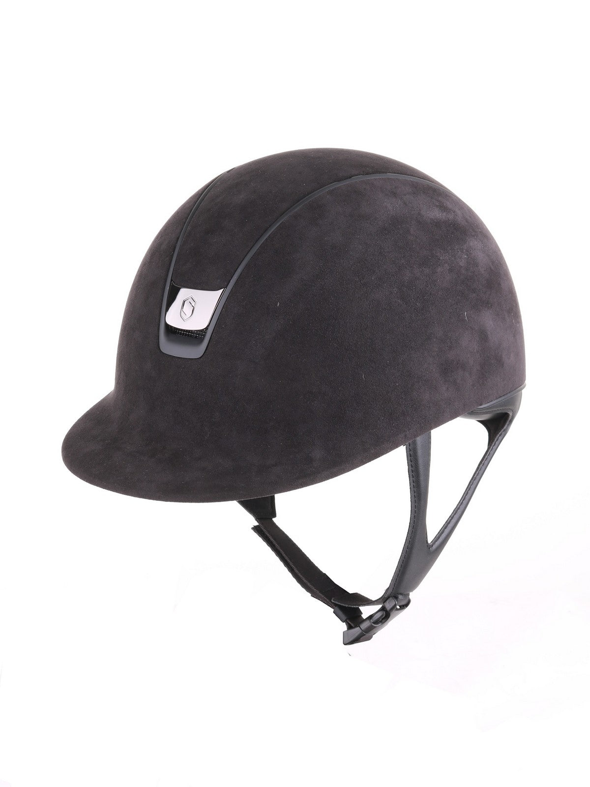 Samshield 2.0 Premium Standard Paardrijhelm Alcantara Zwart Zwart