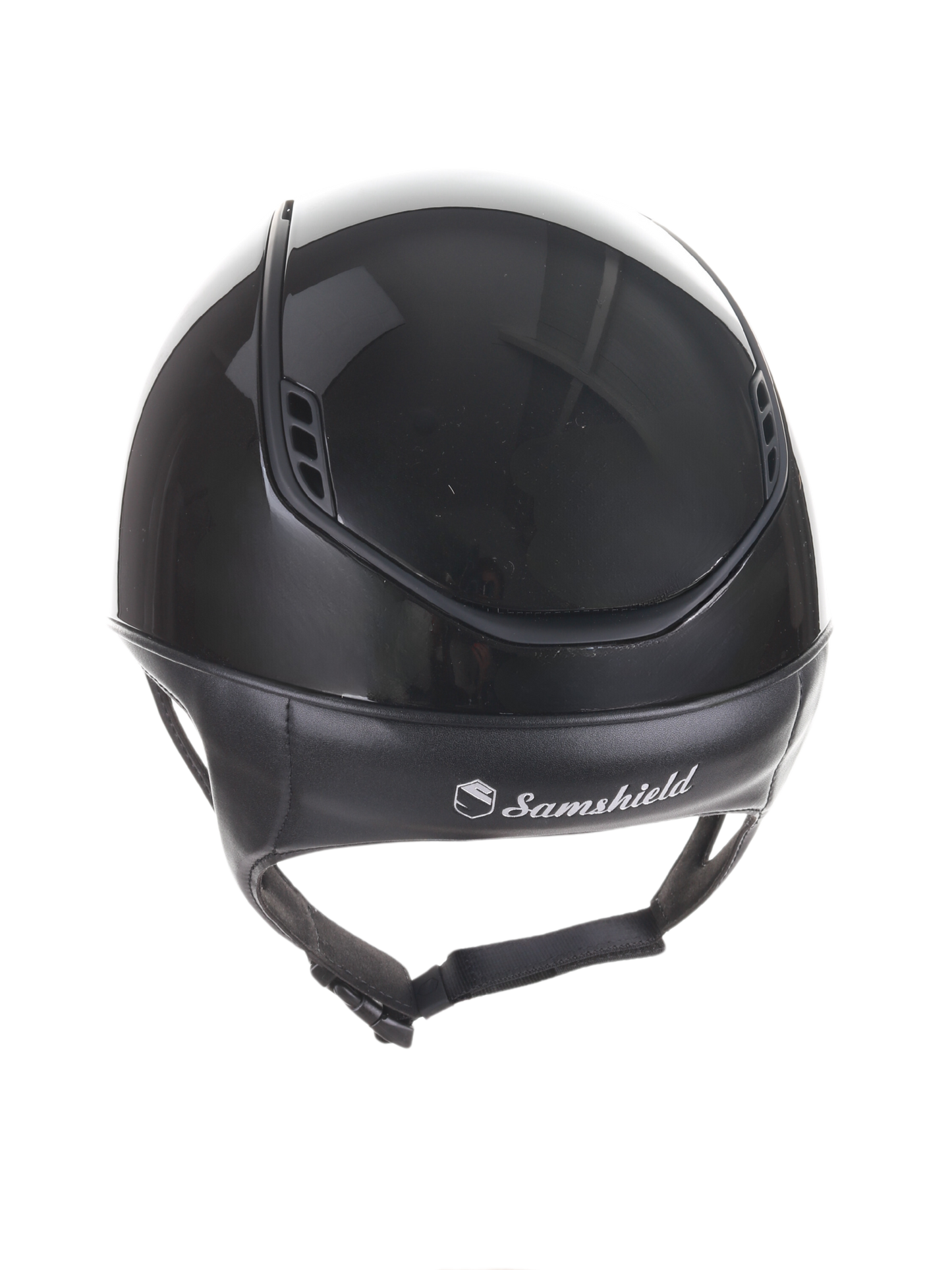 Samshield 2.0 Shadowglossy Darkline Paardrijhelm Zwart