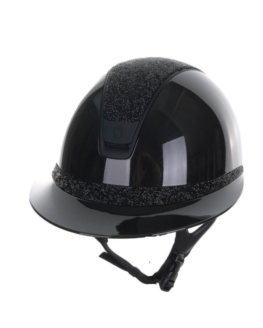 Samshield 2.0 Paardrijhelm Miss Shield Shadowglossy Ultra Fine Rock Zwart