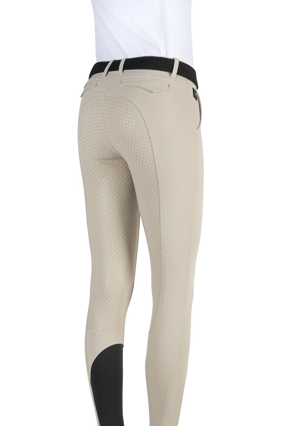 Equiline rijbroek dames full grip Julik beige