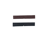 Dyon D Collection Kinkettingbeschermer Leder zwart Zwart Rubber