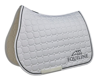 Equiline tapis de selle Outline saut blanc