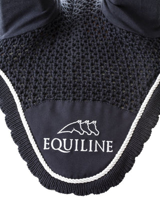 Equiline Bonnet anti-insectes Logo Outline bleu