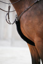Kentucky Horsewear martingaalbeschermer wol bruin