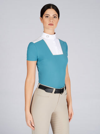 Vestrum Wedstrijdshirt korte mouwen dames Camaiore dusty blue