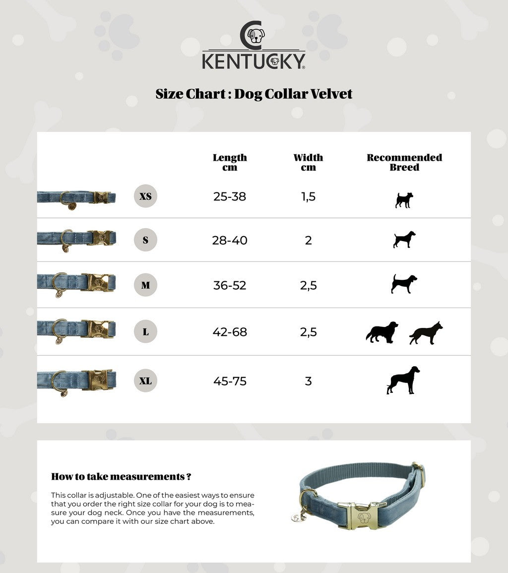 Kentucky Dogwear hondenhalsband Velvet
