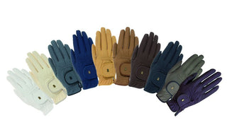 Gants d'équitation Roeckl Grip blancs