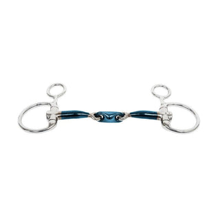 TRUST équitation mors Baucher double brisé en Sweet Iron 12mm