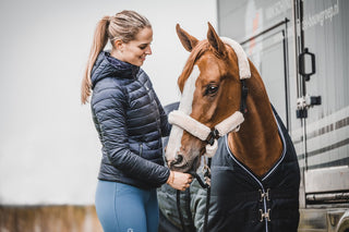 ONE Equestrian transporthalster met bont