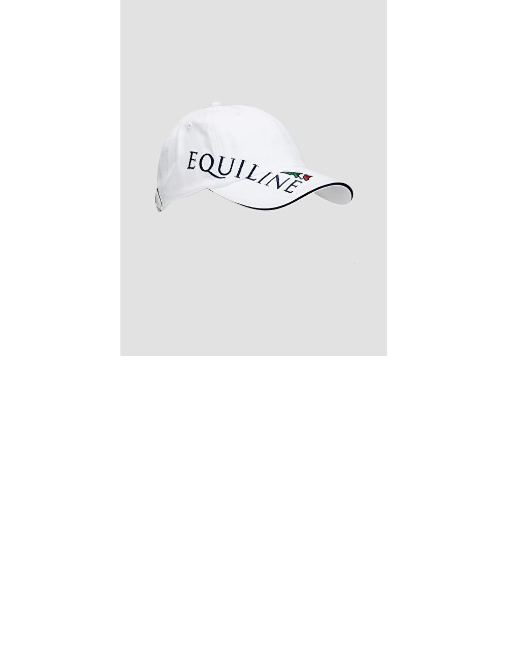 Equiline verstelbare pet met Equiline Logo wit